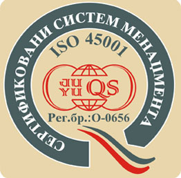 Znak sertifikacije ISO 45001-2018